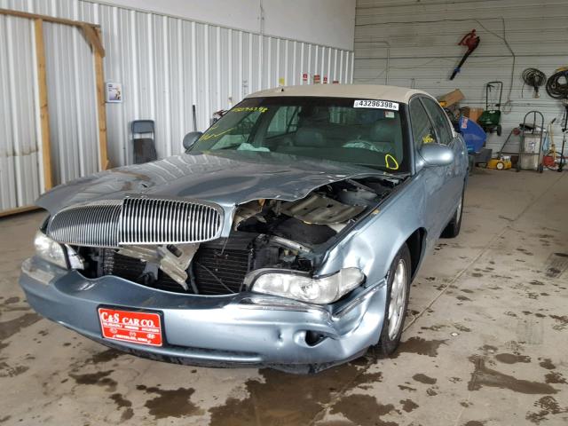 1G4CW54K134151183 - 2003 BUICK PARK AVENU BLUE photo 2