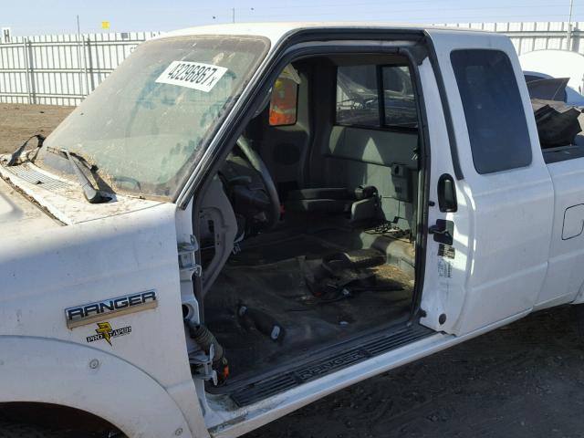 1FTYR44U76PA25359 - 2006 FORD RANGER SUP WHITE photo 9