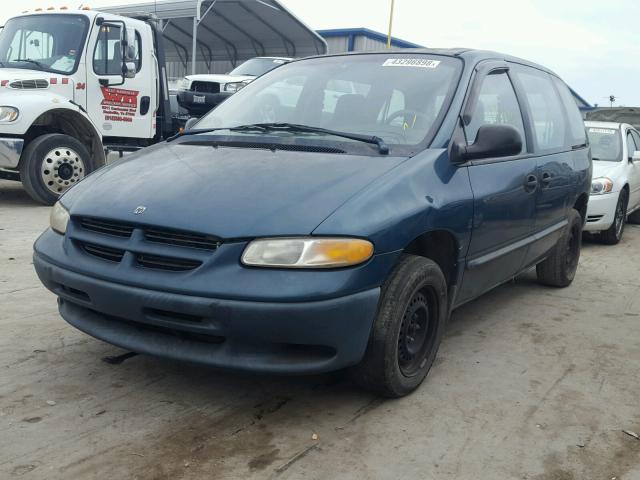 2B4GP25G4YR834623 - 2000 DODGE CARAVAN GREEN photo 2