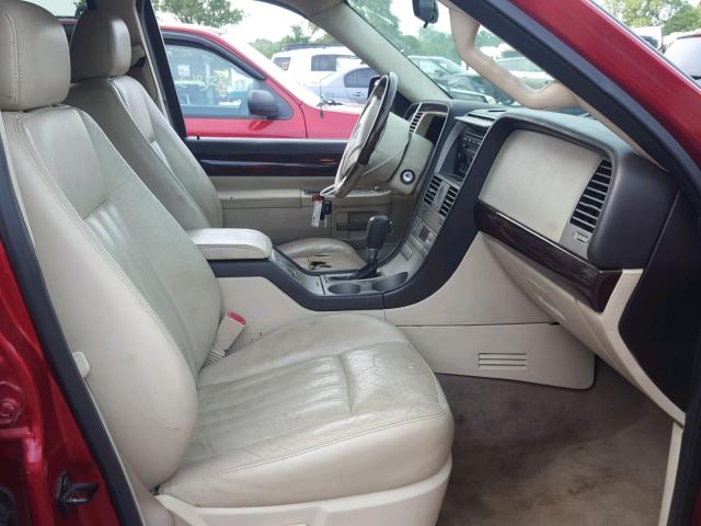 5LMEU78H93ZJ11555 - 2003 LINCOLN AVIATOR MAROON photo 5