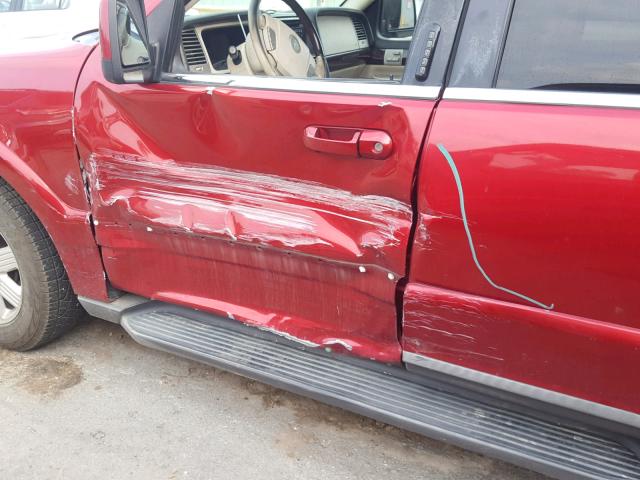 5LMEU78H93ZJ11555 - 2003 LINCOLN AVIATOR MAROON photo 9