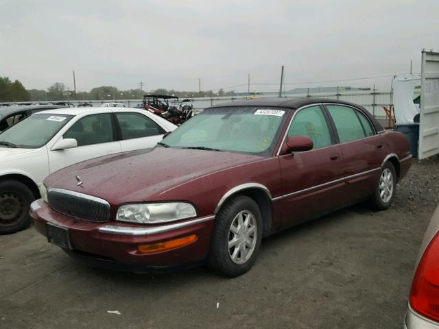 1G4CW54K524222397 - 2002 BUICK PARK AVENU MAROON photo 2