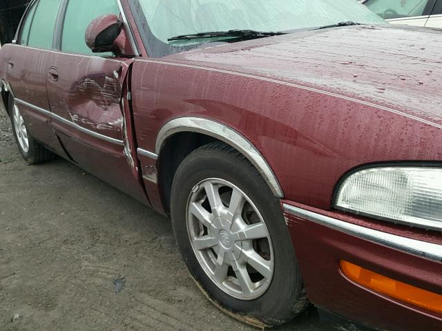 1G4CW54K524222397 - 2002 BUICK PARK AVENU MAROON photo 9