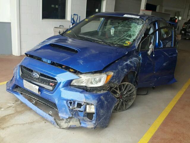 JF1VA2K67F9826970 - 2015 SUBARU WRX STI BLUE photo 2