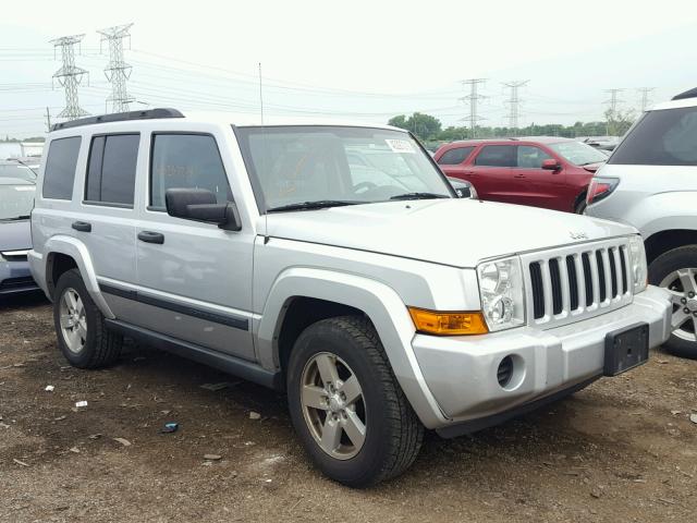 1J8HG48K16C293175 - 2006 JEEP COMMANDER SILVER photo 1