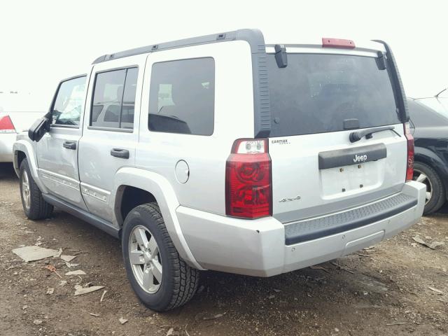 1J8HG48K16C293175 - 2006 JEEP COMMANDER SILVER photo 3