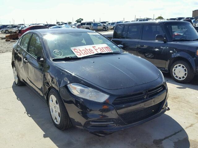 1C3CDFAA5DD344146 - 2013 DODGE DART SE BLACK photo 1