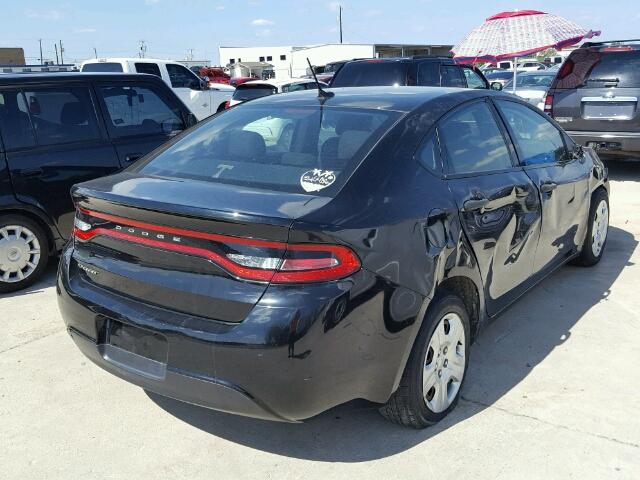 1C3CDFAA5DD344146 - 2013 DODGE DART SE BLACK photo 4