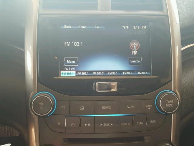 1G11C5SA7DF182483 - 2013 CHEVROLET MALIBU 1LT ნაცრისფერი ფოტო 9