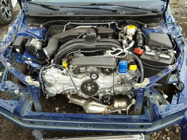 4S3GKAA60H3625526 - 2017 SUBARU IMPREZA BLUE photo 7