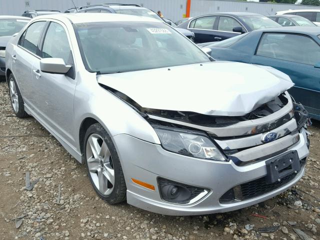 3FAHP0KCXCR223582 - 2012 FORD FUSION SPO SILVER photo 1