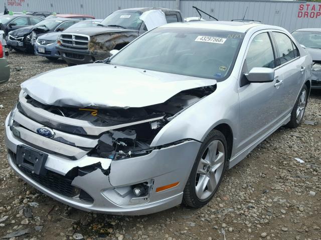 3FAHP0KCXCR223582 - 2012 FORD FUSION SPO SILVER photo 2