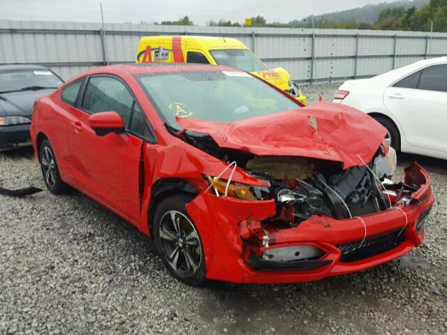 2HGFG3B85FH507217 - 2015 HONDA CIVIC EX RED photo 1