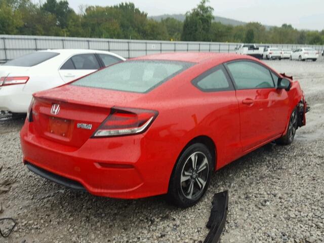 2HGFG3B85FH507217 - 2015 HONDA CIVIC EX RED photo 4