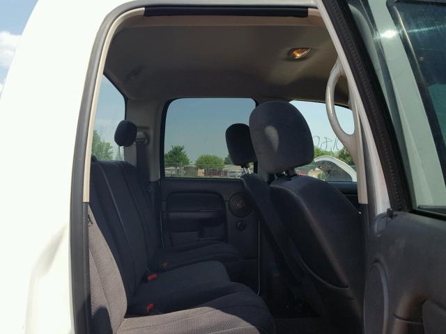3D7KU28D54G107438 - 2004 DODGE RAM 2500 S WHITE photo 6