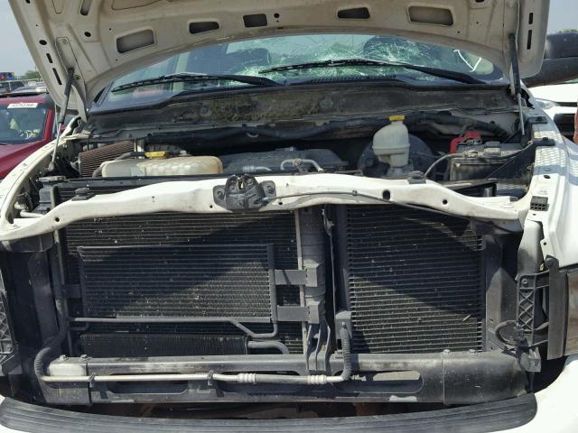 3D7KU28D54G107438 - 2004 DODGE RAM 2500 S WHITE photo 7
