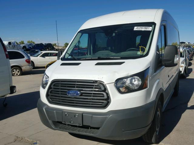 1FTYR2CGXHKA65886 - 2017 FORD TRANSIT T- WHITE photo 2