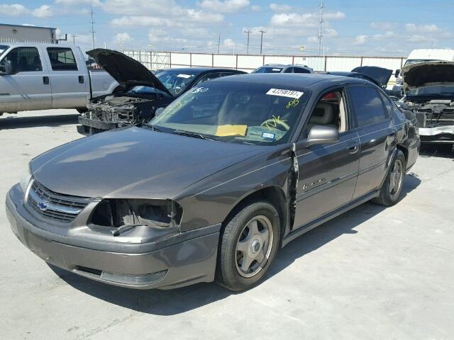 2G1WH55K929375302 - 2002 CHEVROLET IMPALA LS BEIGE photo 2