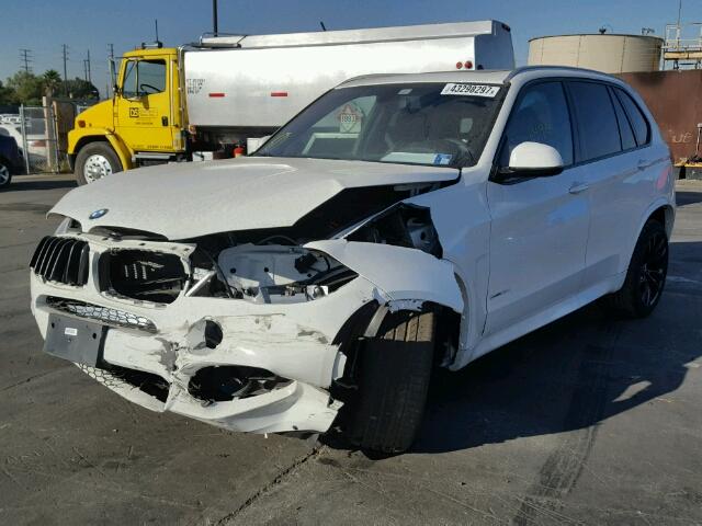 5UXKR2C32H0X06624 - 2017 BMW X5 SDRIVE3 WHITE photo 2