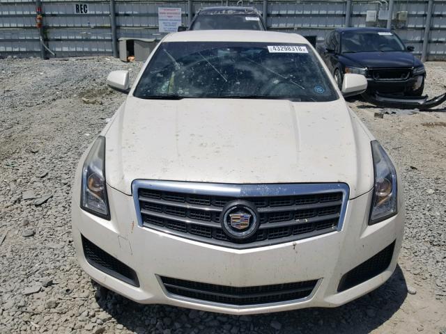 1G6AA5RX1D0131025 - 2013 CADILLAC ATS WHITE photo 9