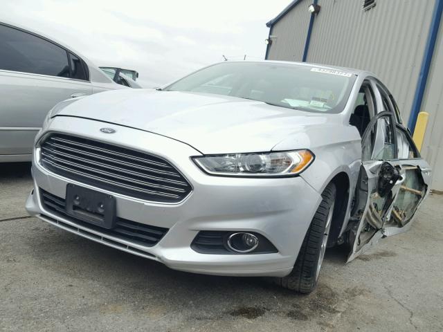 1FA6P0H7XE5380522 - 2014 FORD FUSION SE SILVER photo 2