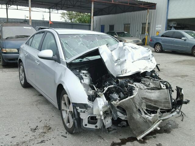 1G1PG5S93B7135933 - 2011 CHEVROLET CRUZE LT SILVER photo 1