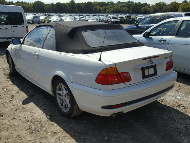 WBABW33494PL31161 - 2004 BMW 325 CI WHITE photo 3