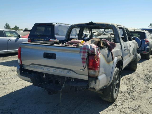 3TMAZ5CN2GM010129 - 2016 TOYOTA TACOMA DOU BURN photo 4