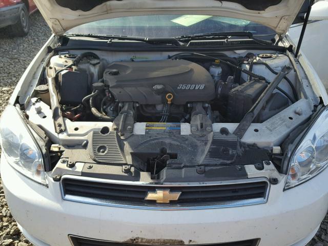 2G1WT55K281311088 - 2008 CHEVROLET IMPALA LT WHITE photo 7