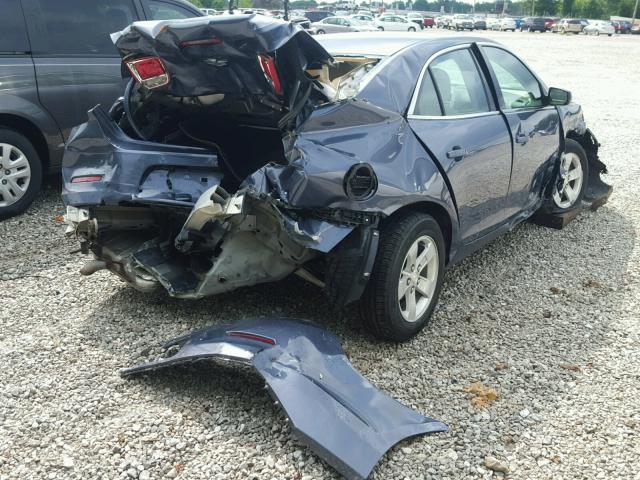 1G11C5SL7EF204744 - 2014 CHEVROLET MALIBU 1LT BLUE photo 4