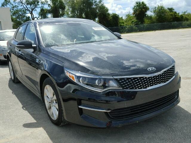 5XXGU4L30GG040880 - 2016 KIA OPTIMA BLACK photo 1