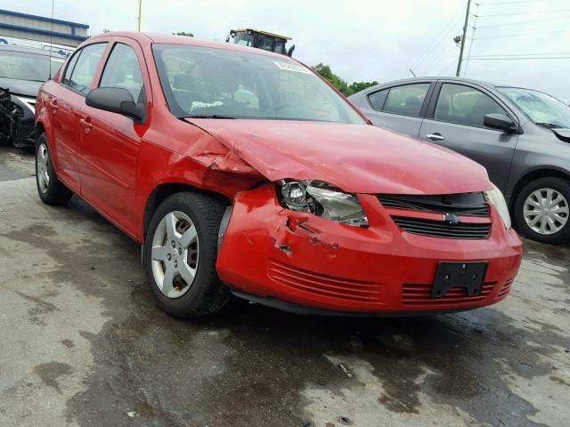 1G1AK52F557617382 - 2005 CHEVROLET COBALT RED photo 1