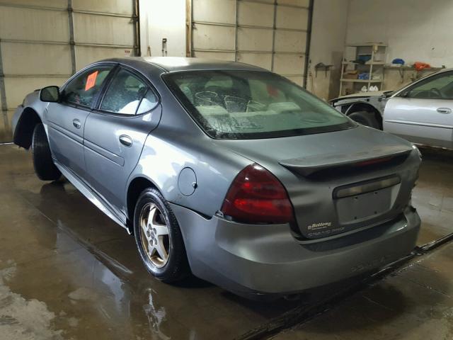 2G2WP522641258927 - 2004 PONTIAC GRAND PRIX GRAY photo 3