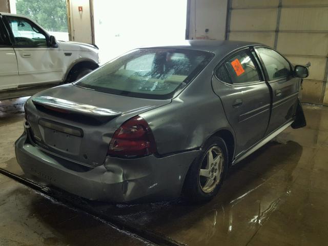 2G2WP522641258927 - 2004 PONTIAC GRAND PRIX GRAY photo 4