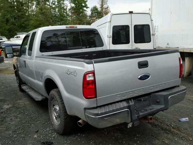 1FTSX21548EB74128 - 2008 FORD F250 SUPER SILVER photo 3