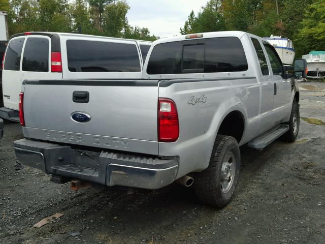 1FTSX21548EB74128 - 2008 FORD F250 SUPER SILVER photo 4