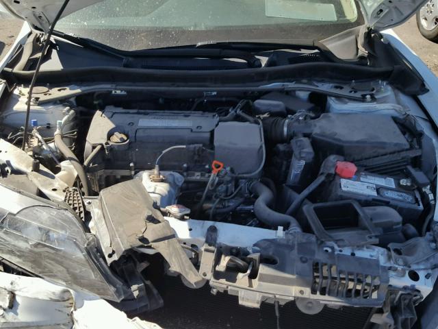 1HGCT1B84EA001362 - 2014 HONDA ACCORD EXL WHITE photo 7