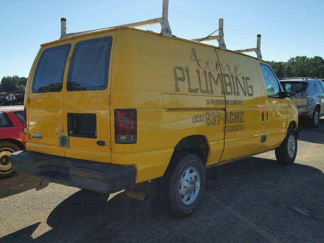 1FTSE34L16HA71685 - 2006 FORD ECONOLINE YELLOW photo 4