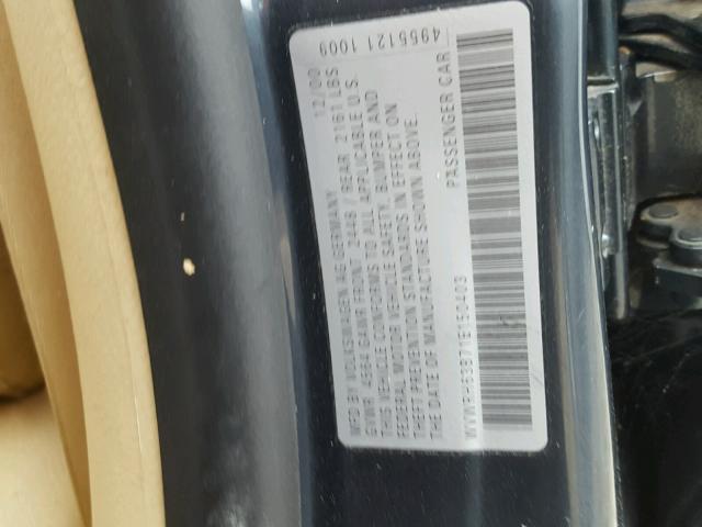 WVWRH63B71E150403 - 2001 VOLKSWAGEN PASSAT GLX BLUE photo 10