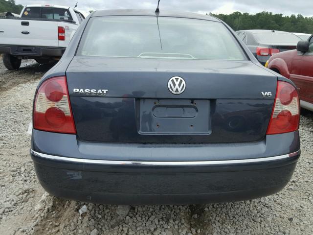 WVWRH63B71E150403 - 2001 VOLKSWAGEN PASSAT GLX BLUE photo 9