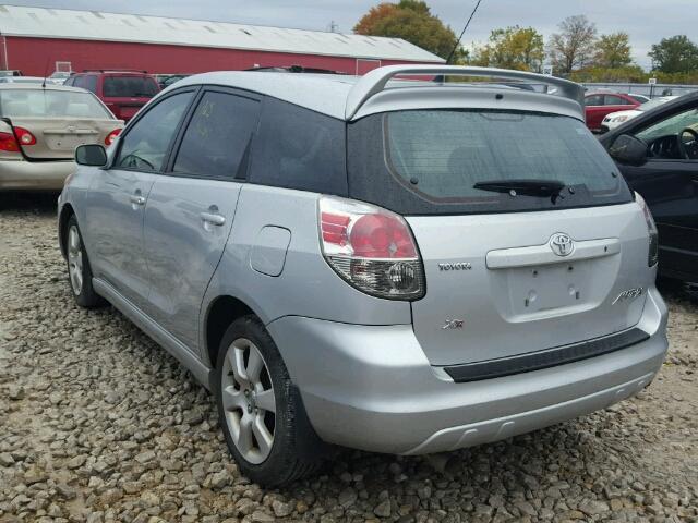 2T1KR32E27C681433 - 2007 TOYOTA COROLLA MA SILVER photo 3