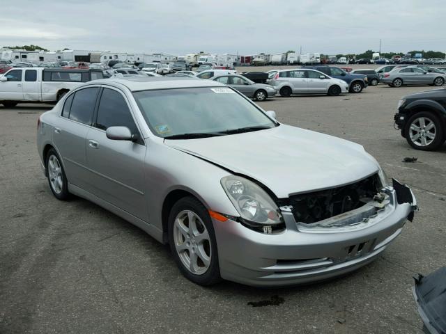 JNKCV51E63M019797 - 2003 INFINITI G35 SILVER photo 1