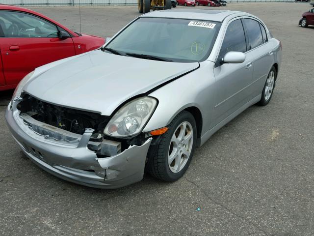 JNKCV51E63M019797 - 2003 INFINITI G35 SILVER photo 2