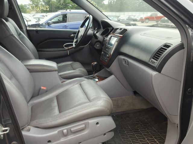 2HNYD18605H002155 - 2005 ACURA MDX TOURIN GRAY photo 5