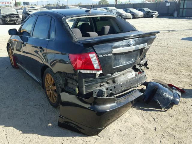 JF1GE75678G515530 - 2008 SUBARU IMPREZA WR BLACK photo 3