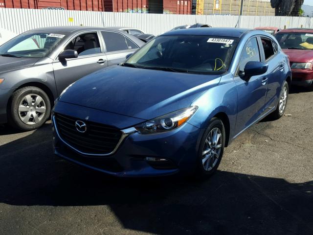 3MZBN1K73HM111724 - 2017 MAZDA 3 SPORT BLUE photo 2