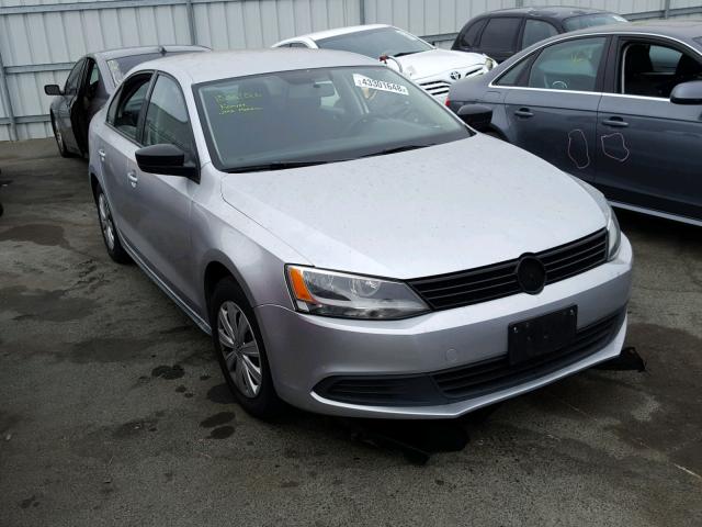 3VW2K7AJ4EM234405 - 2014 VOLKSWAGEN JETTA BASE Արծաթագույն լուսանկար 1