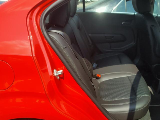 1G1JF5SB9J4135849 - 2018 CHEVROLET SONIC PREM RED photo 6