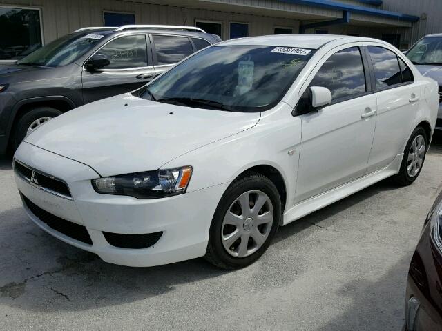 JA32U2FU4DU016749 - 2013 MITSUBISHI LANCER ES/ WHITE photo 2