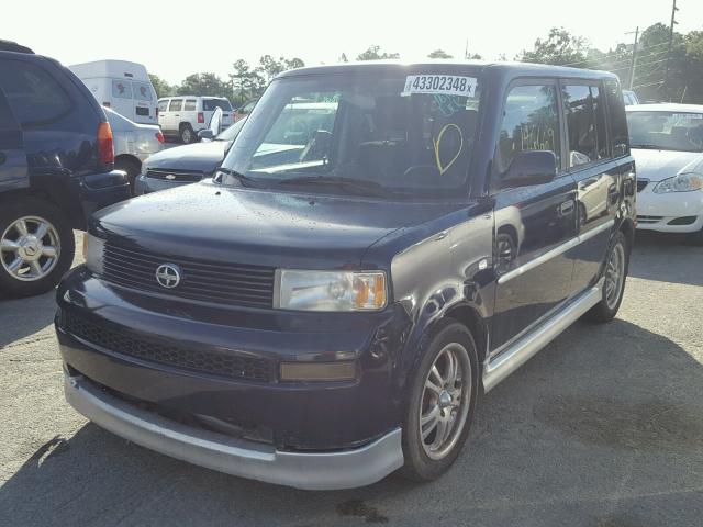 JTLKT324X64080429 - 2006 TOYOTA SCION XB Blau Foto 2